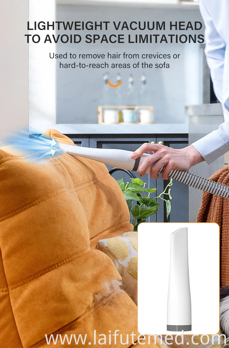 Elspet 4 in 1 Dog Vacuum Grooming Tools with Comb Clipper Grooming Dryer Adjustable Temperatures, Heating, and Anion Functions PRO Dog Grooming Kits